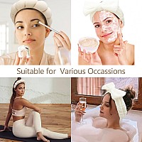 Chanaco Spa Headband Khaki Beige Soft Comfortable Microfiber Facial Headband For Women Washing Face Makeup Skincare Yo