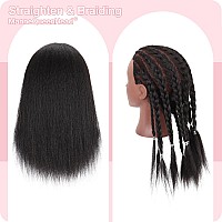 Mannequin Head With Human Hair 14 Cosmetology Manikin Doll Head With 100 Real Human Hair For Braiding Hairdresser Practice St