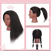 Mannequin Head With Human Hair 14 Cosmetology Manikin Doll Head With 100 Real Human Hair For Braiding Hairdresser Practice St