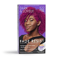 Softsheencarson Dark And Lovely Hair Dye Fade Resist Hair Color With Conditioner Hair Mask Poppin Pink 1 Hair Dye Kit