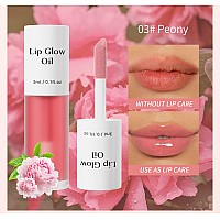 Mxnslwa Plumping Lip Oil Long Lasting Hydrating Lip Stain Lip Balm Revitalizing Transparent And Tinting Lip Care Oil For Dry L