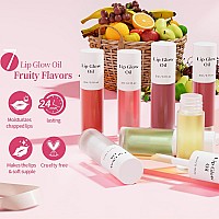 Mxnslwa Plumping Lip Oil Long Lasting Hydrating Lip Stain Lip Balm Revitalizing Transparent And Tinting Lip Care Oil For Dry L