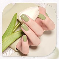 Gaoy Nude Coral Green Gel Nail Polish Set 6 Colors Milky White Blue Olive Soak Off Gel Polish Kit For Salon And Nail Art Diy At