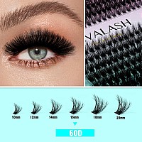 Vavalash Lash Clusters Kit 60D 1020Mm Cluster Lashes Wispy Volume Individual Lashes Lash Bond And Seal Glue Lash Tweezer For