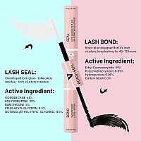 Vavalash Lash Clusters Kit 60D 1020Mm Cluster Lashes Wispy Volume Individual Lashes Lash Bond And Seal Glue Lash Tweezer For