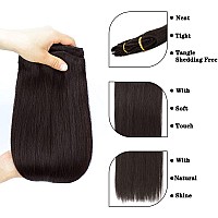 Clip In Hair Extensions Black Women Clip In Hair Extensions Real Human Hair 120G 100 Brazilian Human Hair Clip In Hair Extensio