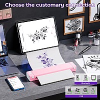 Phofuta Tattoo Printer For Skin Tattoo Supplies Kit For Beginnerskids Artists Temporary Tattoos Adult Printer With 10Pcs Ta