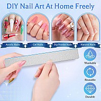 Bleswin Nail File 25 Count180240 Grit Nail Files For Natural Nails Emery Boards Nail Files Double Sided 25Pcs Professional M