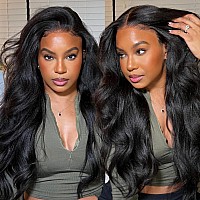 Nadula Bye Bye Knots Glueless Wig Yaki Straight Human Hair Pre Cut 7X5 Invisible Knots Hd Lace Front Put On Go Wigs Pre Plucked