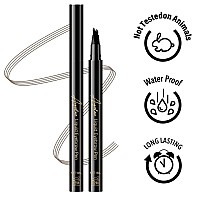 Angiehaie Eyebrow Pencil Golden Brown Microblade Eyebrow Pen 4 Point Microblade Brow Pen For Hairlike Effect Smudgeproof