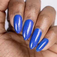 Whats Up Nails Moody Duty Nail Polish Bright Blue Base With Blue To Purple Irisdescent Shimmer Lacquer Varnish Made In Usa 12