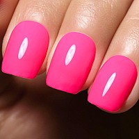 Ozzeal Neon Gel Polish 05 Fl Oz Neon Pink Gel Nail Polish Bright Spring Summer Soak Off Led Uv Gel Nail Polish Art Starter Mani