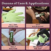 Purple Canyon Fuzzy Socks Gloves And Essential Oil Balm Spa Kit Green Socks And Gloves Infused With Aloe Vera And Vitamin E