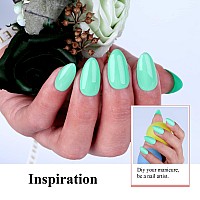 Imtiti Pastel Gel Nail Polish 05 Fl Oz Pastel Mint Green Gel Polish Soak Off Led U V Nail Gel Polish Spring Summer Easter Gel