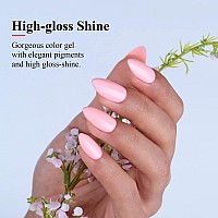 Imtiti Pastel Gel Nail Polish 05 Fl Oz Pastel Milky Pink Gel Polish Soak Off Led U V Nail Gel Polish Spring Summer Easter Gel N