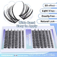 Lash Clusters Ccd Mix Curl Wispy Cluster Eyelash Extensions 132Pcs 816Mm Diy Lash Extension Natural Eyelash Clusters Individua