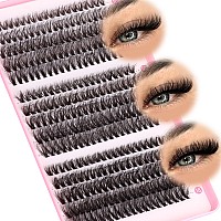 Lash Clusters Eyelash Extensions Wispy Fluffy Eyelash Clusters 300Pcs 3 Styles Cd Curl Lash Extensions 1018Mm Diy Individual La