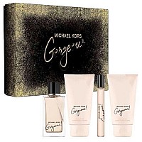 Michael Kors Gorgeous 4 Pc Women's Gift Set 3.4oz EDP Spray