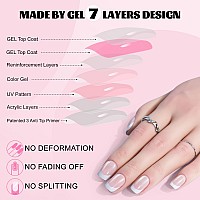 240Pcs French Gel Nail Tips Jofay Fashion French Tip Press On Nails No Need To File Fake Nails Supremely Fit Natural Reusa