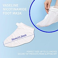 2 Pack Foot Mask Moisturizing Hydrating Foot Spa Socks For Softens Rough Dry Cracked Feet Treatment Care Nicotinamide Shea B