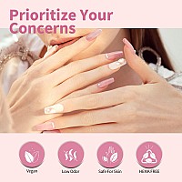 Canni 6Pcs 9Ml Pink Gel Nail Polish Set Hot Pink Gel Polish Kit Diy At Home Salon Valentines Day Christmas New Years Gifts For