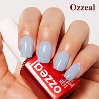 Ozzeal Jelly Gel Nail Polish Sky Light Blue Jelly Nail Polish Gel Translucent Sheer Spring Summer Nail Gel Polish Soak Off Uv L