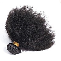 Mongolian Afro Kinky Curly Bundles Human Hair 1 Single Bundle 10 Inch 4B 4C Afro Curly Weave Virgin Hair Kinky Coily Afro Kinky