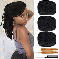 Afro Kinky Bulk Human Hair For Dreadlock Extensions Repair Locs Twist Braiding 100 Human Hair Can Be Bleached And Dyed 30Grams