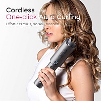 Cordless Automatic Curling Iron Tymo Curlgo Rotating Hair Curler 1 Inch Rechargeable With 60Min Runtime 15H Fast Charge 65W