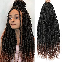 9 Packs Passion Twist Crochet Hair 18 Inch Pretwisted Passion Twist Hair Pre Looped Crochet Passion Twist Hair Bohemian Passion