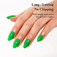 Imtiti Neon Gel Nail Polish 05 Fl Oz Neon Green Gel Polish Soak Off Led U V Nail Gel Polish Spring Summer Gel Nail Polish Diy