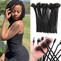 Loc Extension Human Hair 4Inch 04Cm Width 100 Permanent Dreadlocks Extension Huamn Hair Can Be Dyed Bleached Curled Handmade L