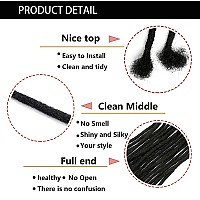 Loc Extension Human Hair 10 Inch 40 Strands 04Cm Width 100 Full Handmade Permanent Loc Extension Human Hair For Womenmen Can