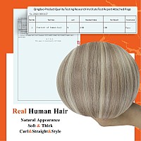 Full Shine Highlight Blonde Micro Ring Hair Extensions Real Human Hair Color 18613 Ash Blonde Micro Link Human Hair Extensions