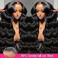 Soyhey Body Wave Lace Front Wigs Human Hair Pre Plucked 13X4 Hd Lace Frontal Wigs Human Hair 180 Density Glueless Frontal Wig Hu