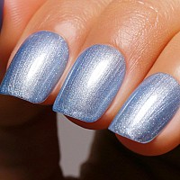 Ozzeal Pearl Gel Nail Polish Light Blue Glitter Gel Nail Polish Sparkle Shimmer Gel Glitter Nail Polish Spring Summer Soak Off L