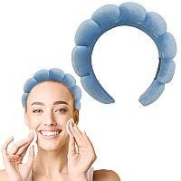 Spa Makeup Headbands For Women Sponge Skincare Face Wash Headband For Washing Face Velvet Bubble Soft Get Ready Hairband For