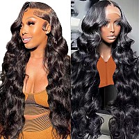 Xajwat 28Inch Body Wave Lace Front Wigs Human Hair 13X4 Hd Lace Front Wigs Human Hair Pre Plucked With Baby Hair Glueless Fronta