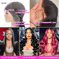 Xajwat 28Inch Body Wave Lace Front Wigs Human Hair 13X4 Hd Lace Front Wigs Human Hair Pre Plucked With Baby Hair Glueless Fronta