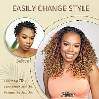 Karida 9 Packs Goddess Box Braids Crochet Hair 12 Inch Crochet Braids With Curly Ends Prelooped Crochet Box Braids Boho Box