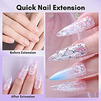 Makartt Poly Nail Gel Giltter Mixed 50Ml Gel Builder For Shinylooking Nail Strengthener 3D Diy Hard Gel Manicures Nail Art At