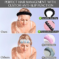 Erhiry Spa Headband For Washing Face Makeup Headband And Wristband Set Non Slip Headband Washing Face Face Wash Headband For