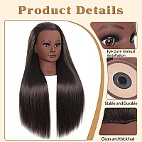 Weiran 2628 Mannequin Head Styling Head 50 Human Hair Cosmetology Manikin Doll Training Head For Hairdresser Practice Brai