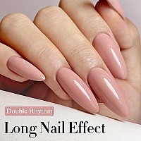 Double Rhythm 15Ml Gel Nail Polish Pure Sheer Same Color Same Bottle Soak Off Gel Polish Art Manicure Salon Diy At Home For Wome