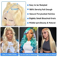 Avolo 613 Lace Front Wig Human Hair 13X6 Transparent Lace Blonde Lace Front Wigs Human Hair 613 Body Wave Lace Front Wigs Human