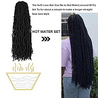 7 Packs Faux Locs Crochet Hair 30 Inch Soft Locs For Distressed Locs Butterfly Locs Crochet Hair For Women 30 Inchpack Of 7