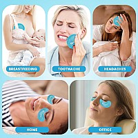 Relaxcoo Ice Face Eye Mask For Dark Circles And Puffiness Cold Warm Compress Gel Cold Cooling Face Mask Package For Women And M