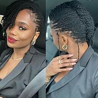 4 Inch Loc Extension Human Hair 100 Strands 02Cm Width 100 Full Handmade Permanent Loc Extension Human Hair For Womenmen Can