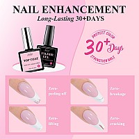 French Gel Nail Tips Kit Jofay Fashion French Tip Press On Nails 240Pcs Brown Medium Coffin Fake Nails No Need To File Prebas