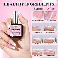 French Gel Nail Tips Kit Jofay Fashion French Tip Press On Nails 240Pcs Brown Medium Coffin Fake Nails No Need To File Prebas